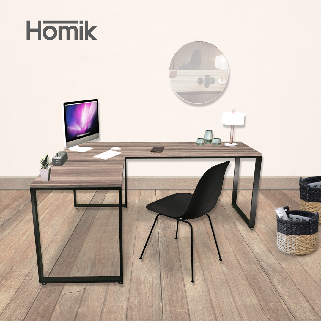 Escritorio L Flat - Homik - Muebles y Ambientes - Mobiliario