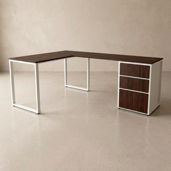 Escritorio L con Archivador